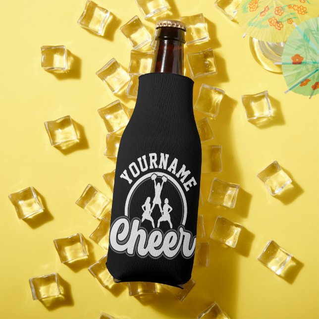 Personalized NAME Cheer Team Varsity Cheerleader Bottle Cooler (In Situ Summer)