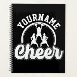 Personalized NAME Cheer Team Varsity Cheerleader Planner<br><div class="desc">Personalized ADD NAME Cheer Team Varsity Cheerleader design - Easy to change the backgound colour, Customize with your Name or Custom Text!</div>