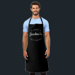 Personalized Name Chef kitchen  Apron<br><div class="desc">Unleash the culinary talents in your kitchen with our Personalized Name Chef Kitchen Apron. This apron is designed to inspire and motivate the chef in your life to create delicious dishes that will delight and satisfy. With its modern and unique design, this apron stands out as a stylish and functional...</div>