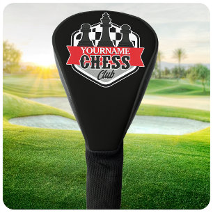 Personalized NAME Chess Player Club Checkmate Golf Head Cover