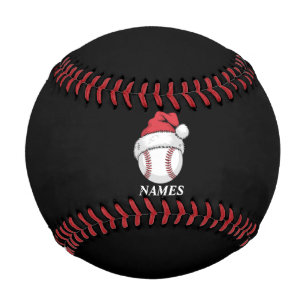 Personalized Name Christmas Baseball Santa Hat