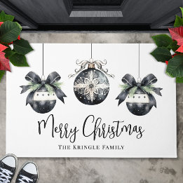 Personalized Name Christmas Doormat