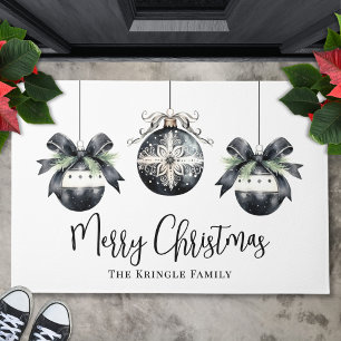 Personalized Name Christmas Doormat