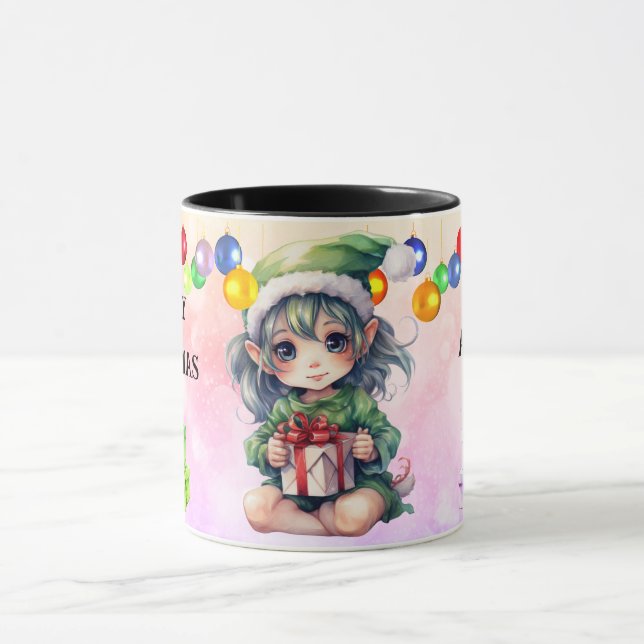 Personalized name Christmas Mug (Center)