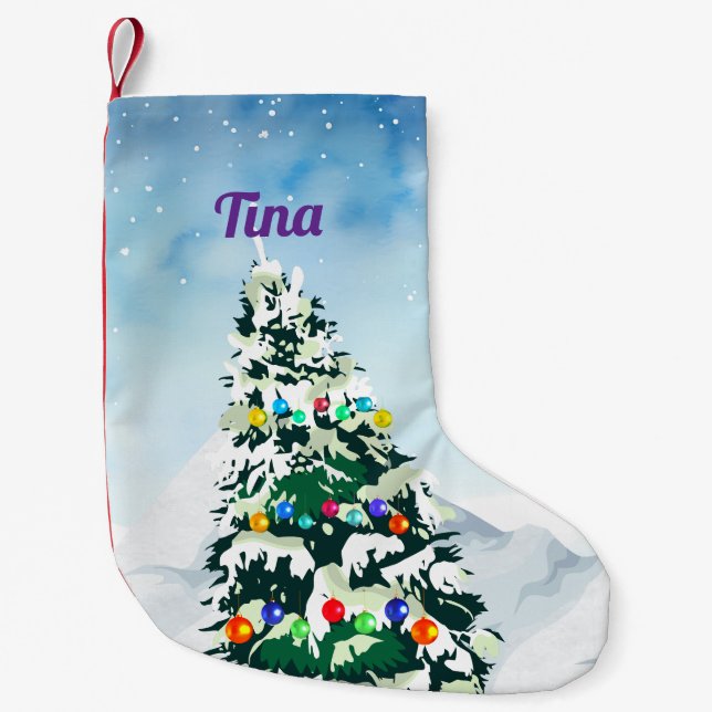 Personalized name Christmas Stocking (Front)