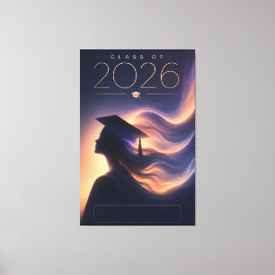 Personalized Name Class of 2026 Graduate Gift. Canvas Print