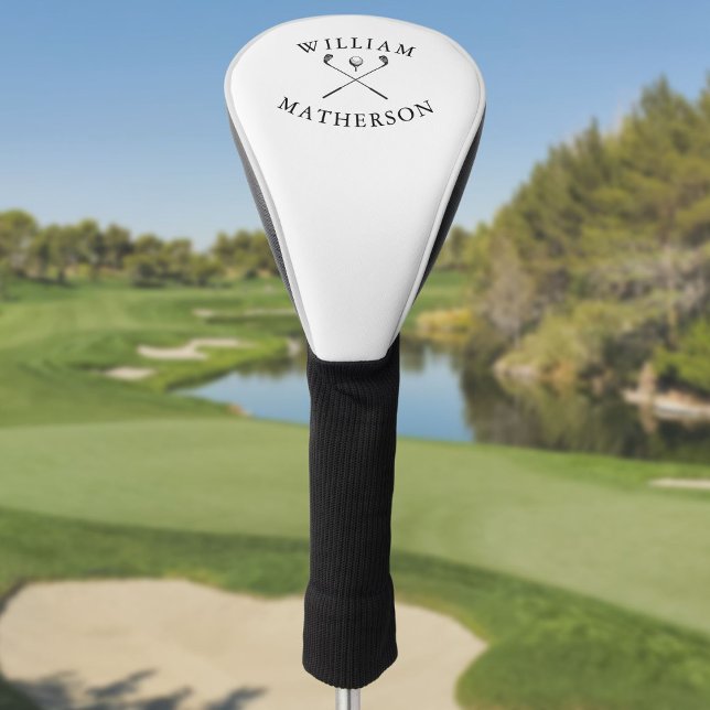 Personalized Name Classic Golf Clubs Golf Head Cover (Personalized Name Classic Golf Clubs Golf Head Cover)