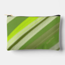 Personalized Name Colourful Lime Green Stripes