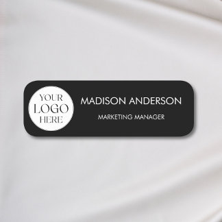 Personalized Name Company Business Logo Minimalist Tag