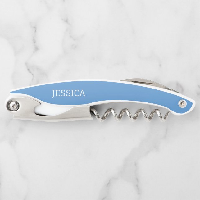 Personalized Name Corkscrew Elegant Wine Opener  (Front)