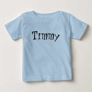 Personalized Name - Create Your Own Custom Blue Baby T-Shirt