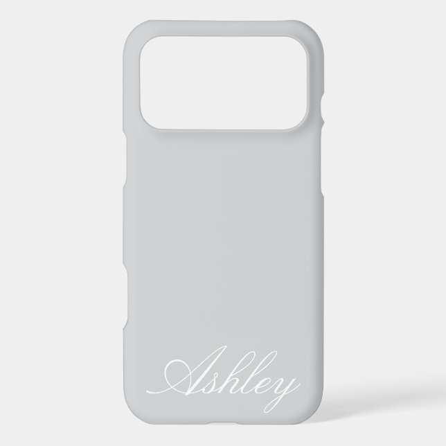 Personalized Name Custom Modern Minimal Monogram  (Back)
