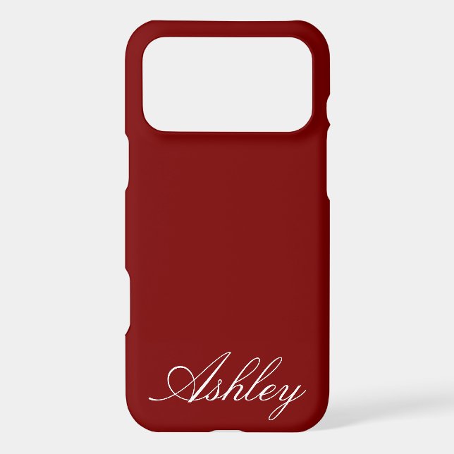 Personalized Name Custom Modern Minimal Monogram  (Verso)
