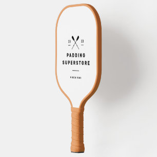 Personalized Name Custom Outdoor Adventure Logo  Pickleball Paddle