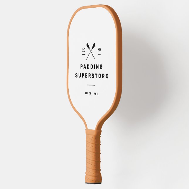 Personalized Name Custom Outdoor Adventure Logo  Pickleball Paddle (Left)