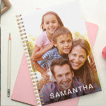 Personalized Name Custom Photo Planner<br><div class="desc">Personalized planners make a great gift for any person. Personalize with a photo and name to make a unique gift for christmas,  birthdays or any other special occasion.</div>