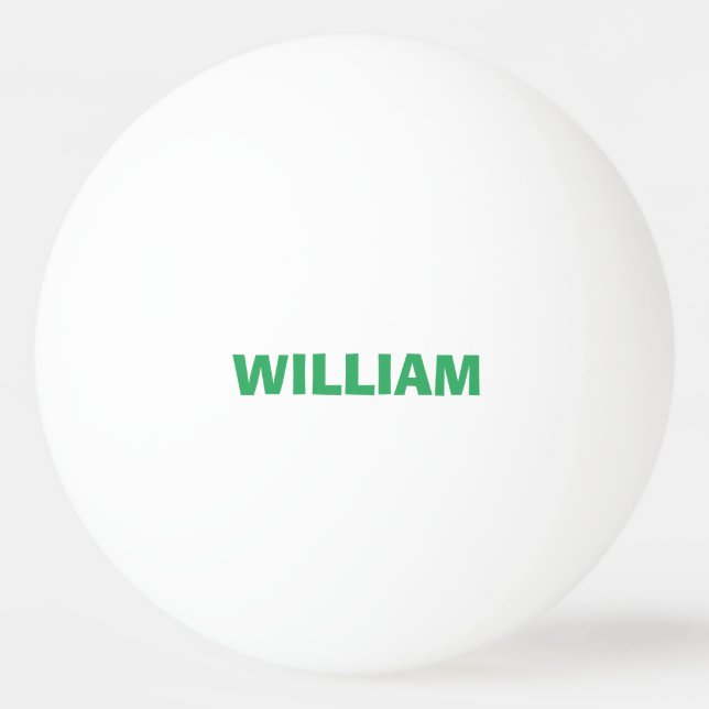 Personalized Name Custom Ping Pong Ball (Front)