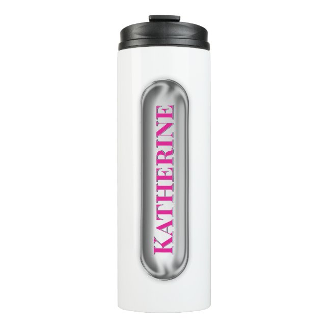 Personalized Name Custom Thermal Tumbler (Front)
