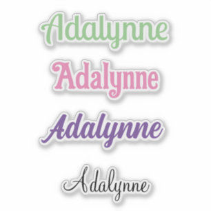 Personalized Name Custom Times Four Fonts Colours