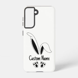 Personalized Name Cute Bunny Easter Samsung Galaxy Case