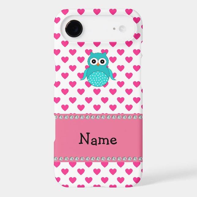 Personalized name cute owl barely there iPod cover (Back)