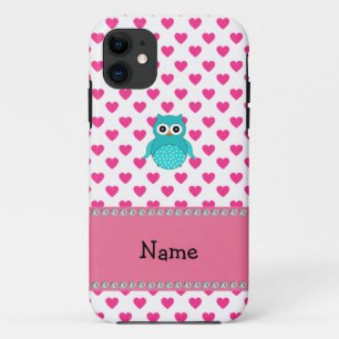 Personalized name cute owl iPhone 11 case