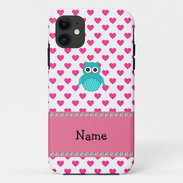 Personalized name cute owl Case-Mate iPhone case (Back)