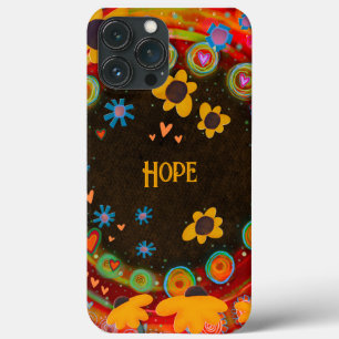 Personalized Name Daisies Colourful Fun Trendy iPhone 13 Pro Max Case