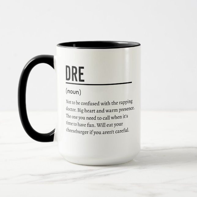 Personalized Name Definition, Name Meaning Cup  (Left)