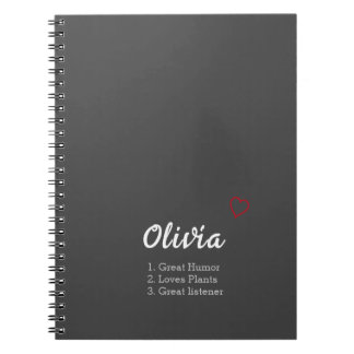 Personalized Name Definition  Notebook