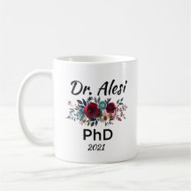 Personalized Name, Doctor Phd Graduation Mug