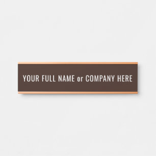 Personalized Name Door Sign Custom Colours and Fon