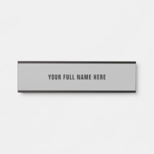 Personalized Name Door Sign Your Colours and Fonts