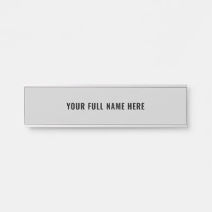 Personalized Name Door Sign Your Fonts and Colours