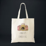 Personalized Name DSLR Camera Tote Bag<br><div class="desc">Have your very own special tote bag to hold your precious dslr camera. personalize with your own name.  Original illustration/doodle by Pip Gerard Pip Pip Hooray.</div>