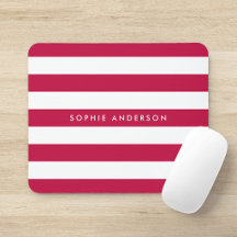 Personalized Name Editable Colour and White Stripe