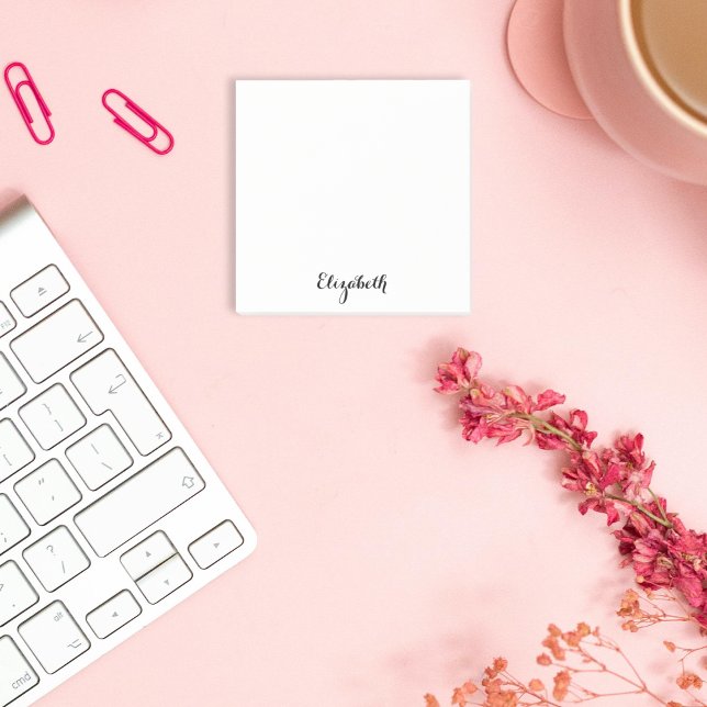 Personalized Name Elegant Home Office Business Post-it Notes (Personalized Name Elegant Home Office Business Post-it Notes)