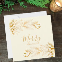 Personalized Name Elegant Unique Merry Christmas