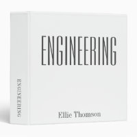 Personalized Name Engineering Class School White