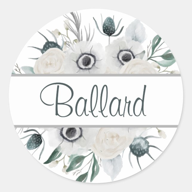 Personalized Name Envelope Seals (Front)