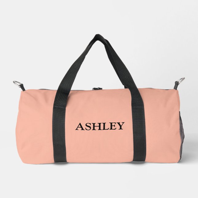 Personalized Name Essential – Custom Gym Companion Duffle Bag (Front)