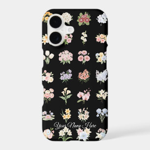 Personalized Name & Ethereal Garden Bloom Case-Mat