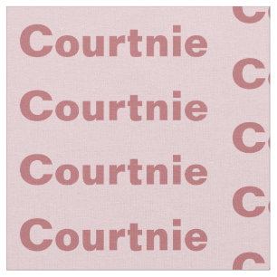 Personalized Name Fabric