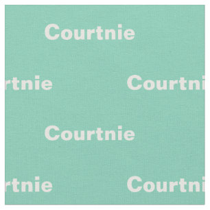Personalized Name Fabric