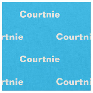 Personalized Name Fabric