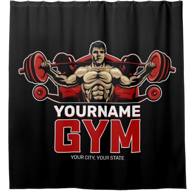 Personalized NAME Fitness Home GYM Weight Lifting (Front)