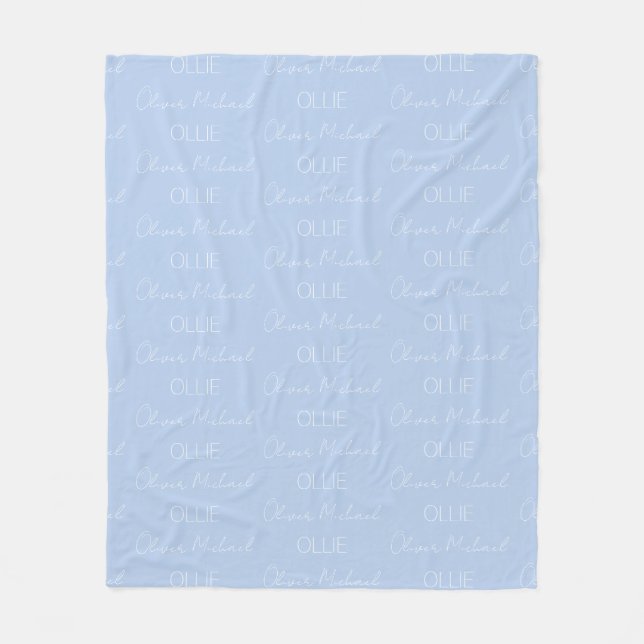 Personalized Name Fleece Blanket (Front)
