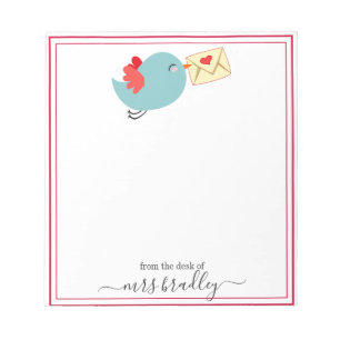 Personalized Name From The Desk Of Notepad