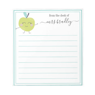 Personalized Name   From The Desk Of Notepad