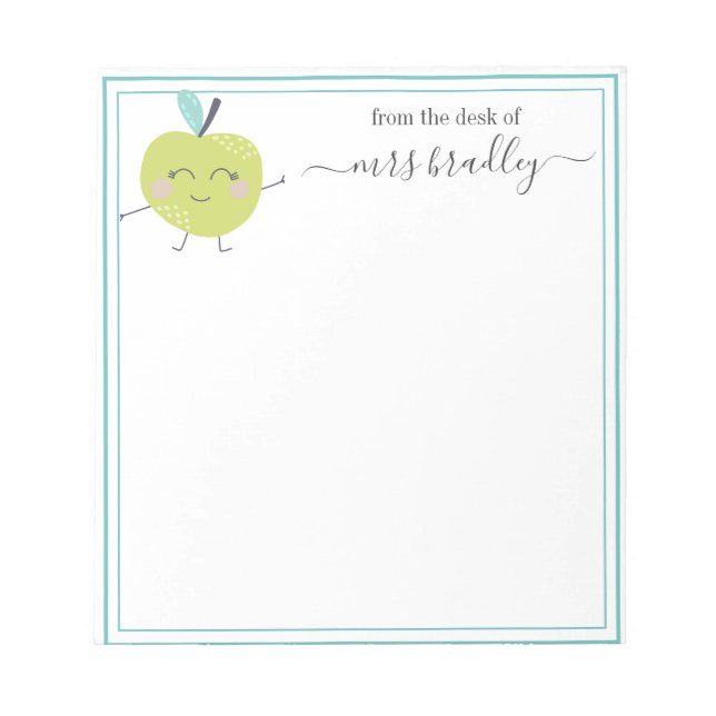 Personalized Name | From The Desk Of Notepad (Front)